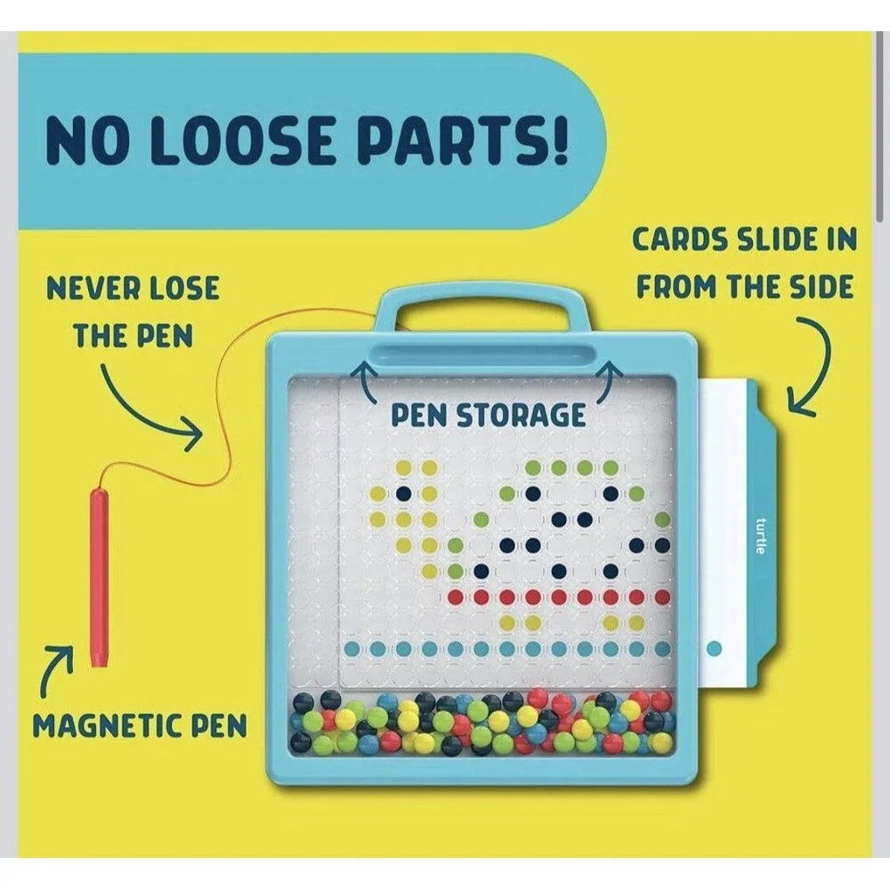 Magnetic Dot Art Chuckle & Roar Ages 3+ Mess Free Travel Creative Learn Kid Play